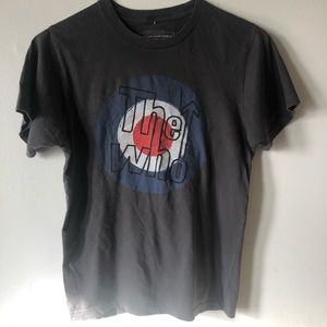 ❤️Live Nation Unisex The Who Band Tee Grey Short Sleeve T-shirt 100% Cotton Sz S